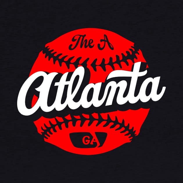 Atlanta Baseball by Throwzack